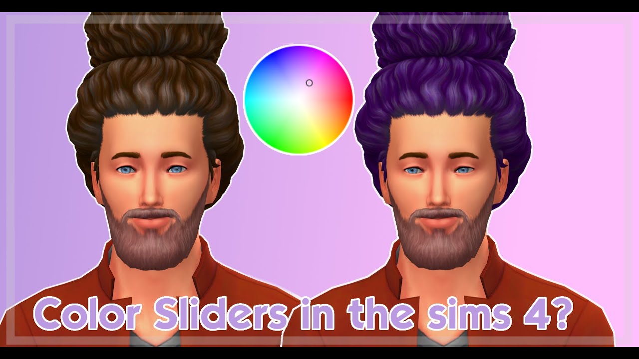 The sims 4: Color sliders mod overview