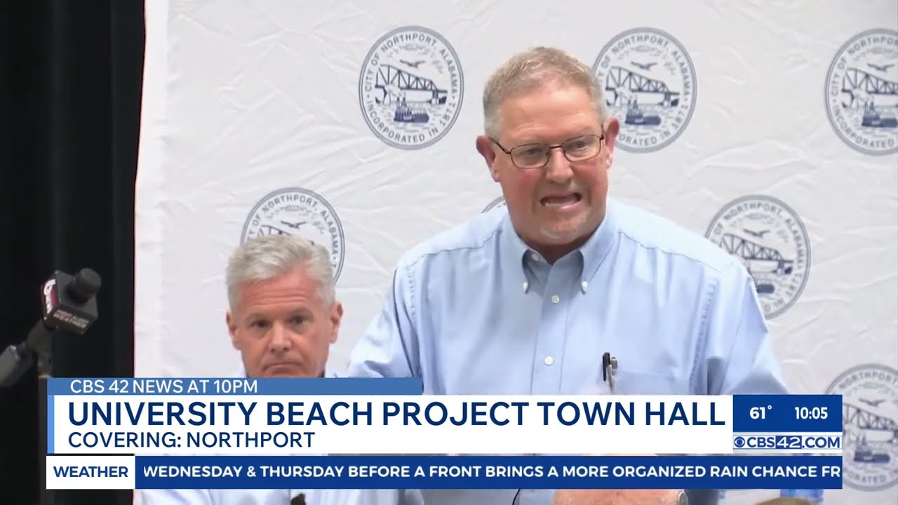 Packed townhall in Northport for Q/A about University Beach development