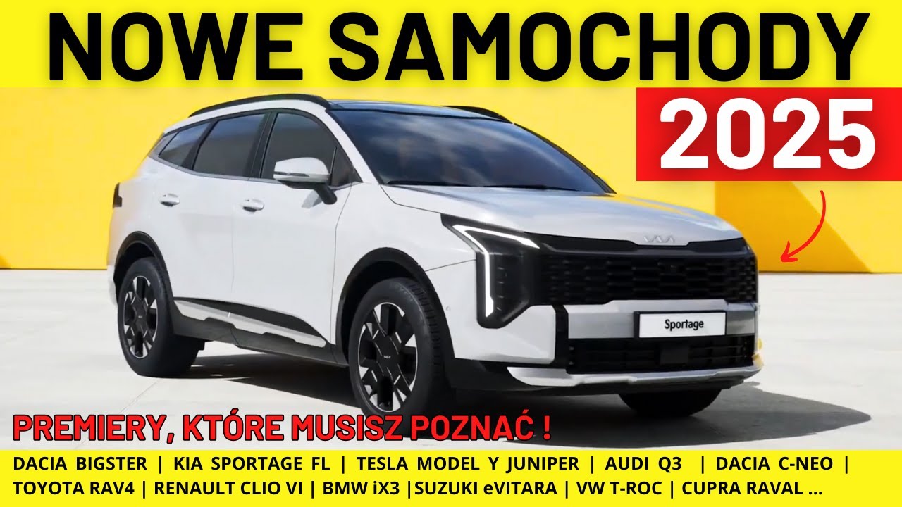 NOWE SAMOCHODY 2025 - WSZYSTKIE PREMIERY!
