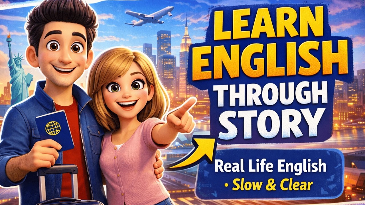 Learn English Through Story | Ross and Rachel in New York 🇺🇸 | Real Life English #english #learning