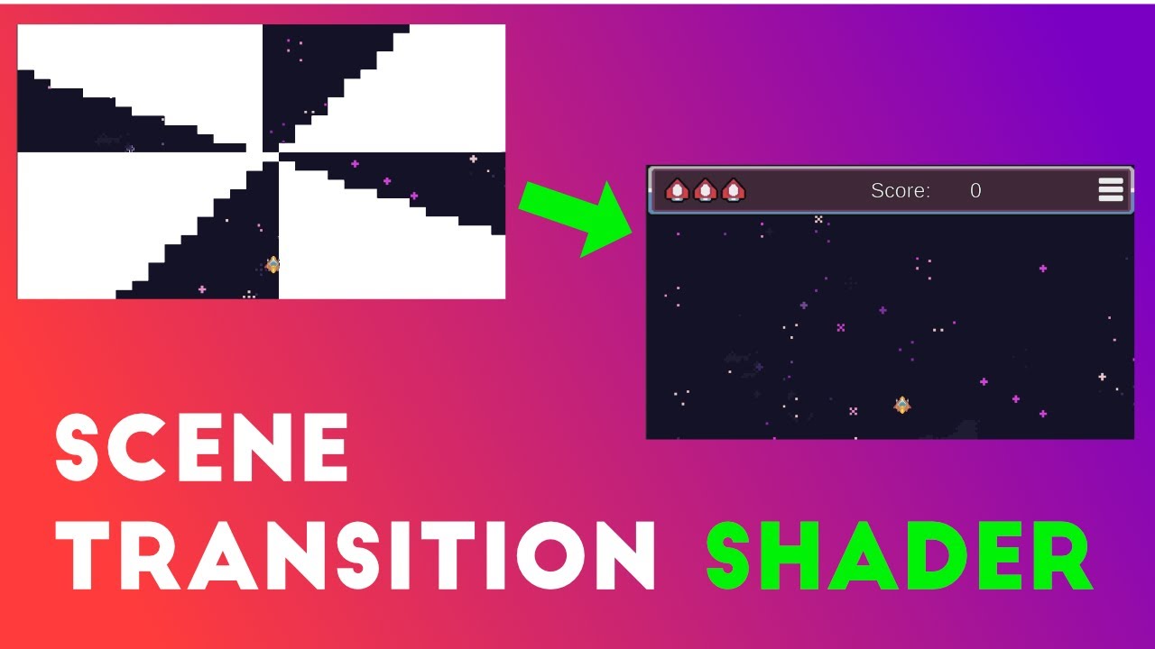 Custom scene transition effect in Unity