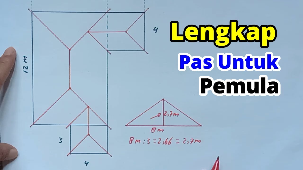 Cara Menentukan Titik Kuda Kuda Kap Linmas, Lengkap dan Mudah, Untuk Pemula