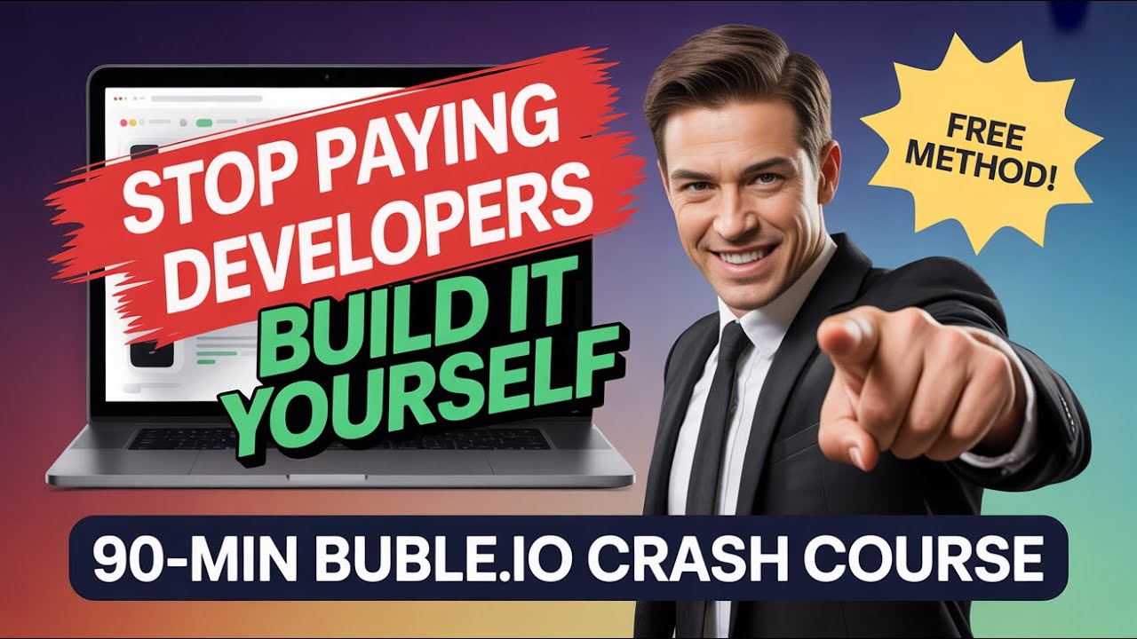 STOP Paying Developers - Learn Bubble.io NOW: Complete 1-Hour Crash Course