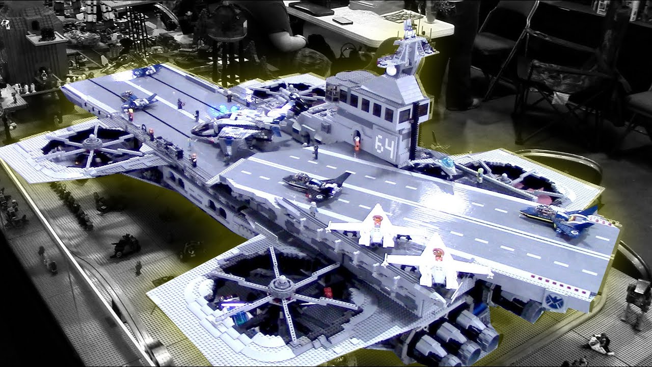 Авианосец LEGO SHIELD из фильма «Капитан Америка: Зимний солдат»