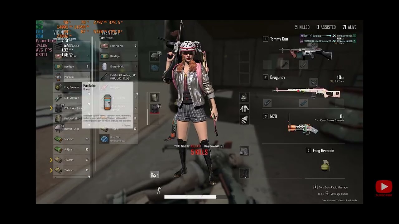 PUBG 4K Max Settings: RTX 5090 - 1914900K - 128GB RAM | Sanhok Gameplay