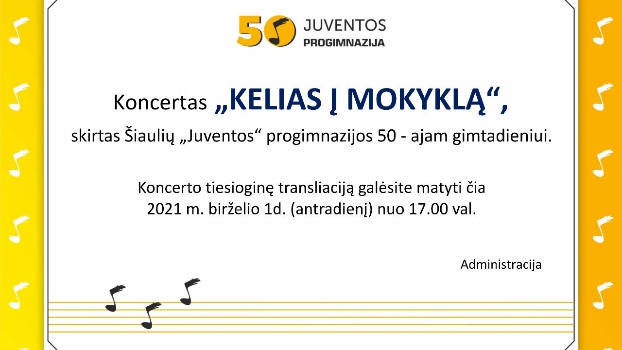 „Kelias  į mokyklą”