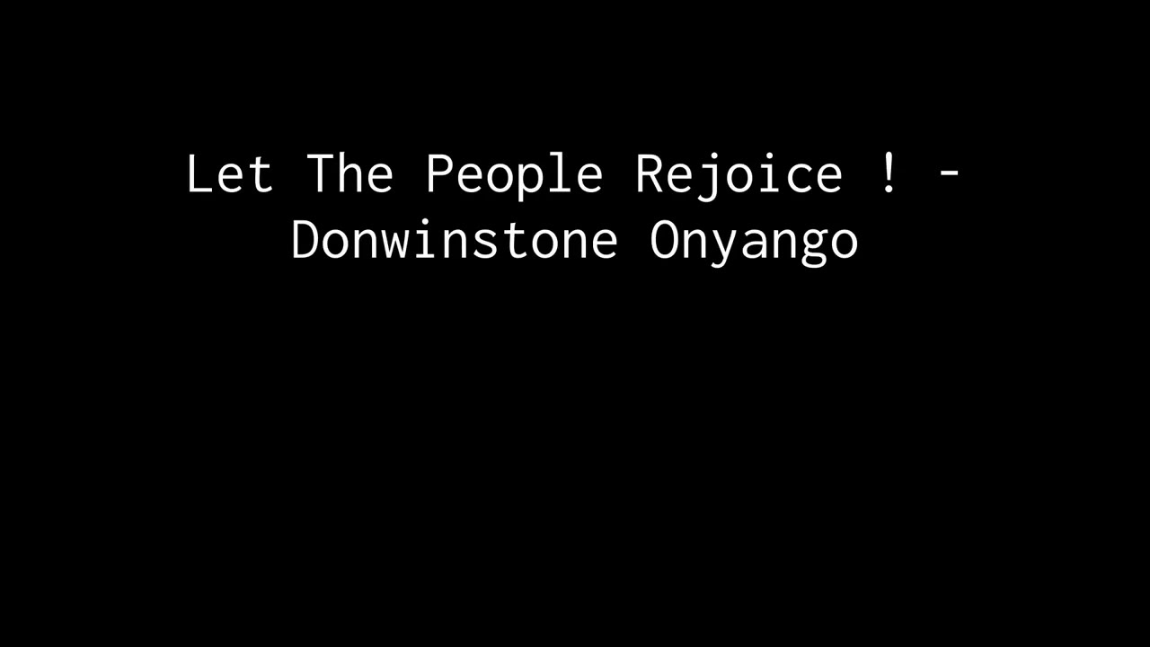 Let The People Rejoice | Don Winstone