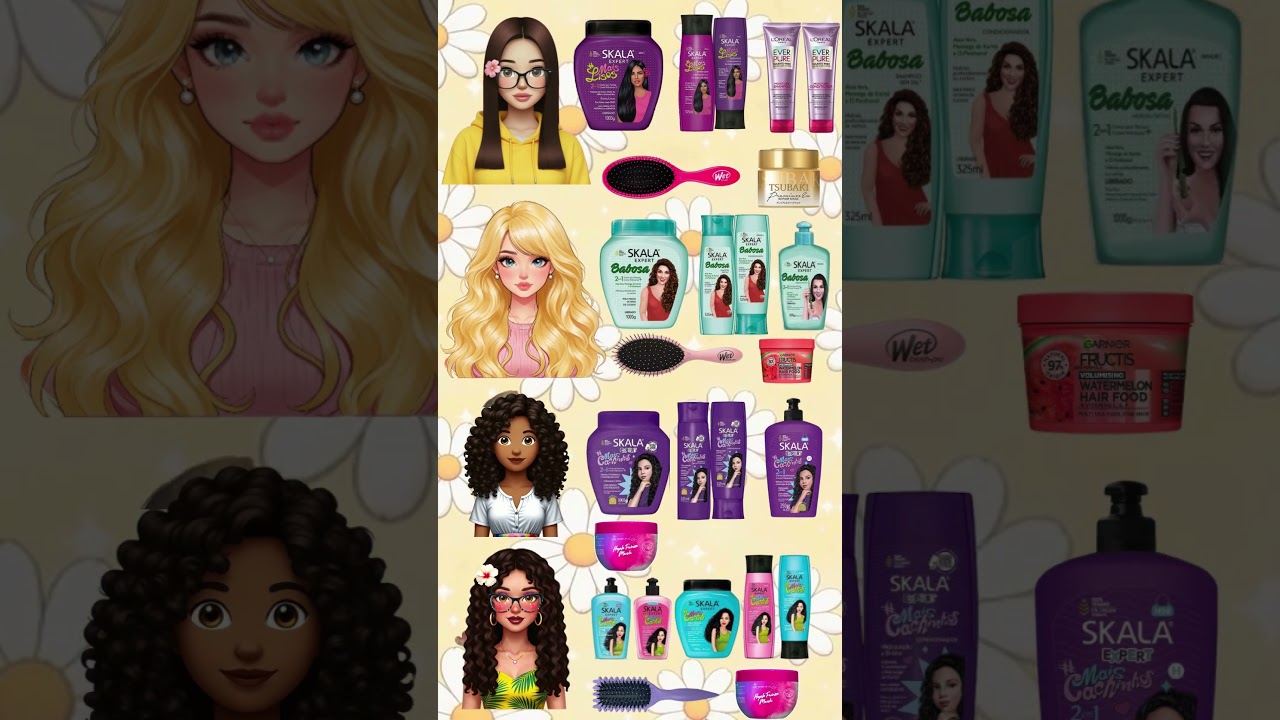 HairCare Routine for different HairTypes #bts#kpop#aesthetic#preppy#goviral#trending#hair
