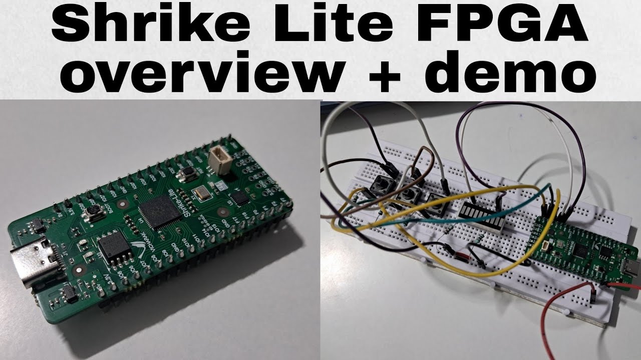 Shrike Lite FPGA overview | Full Adder Demo | World's most affordable FPGA development board