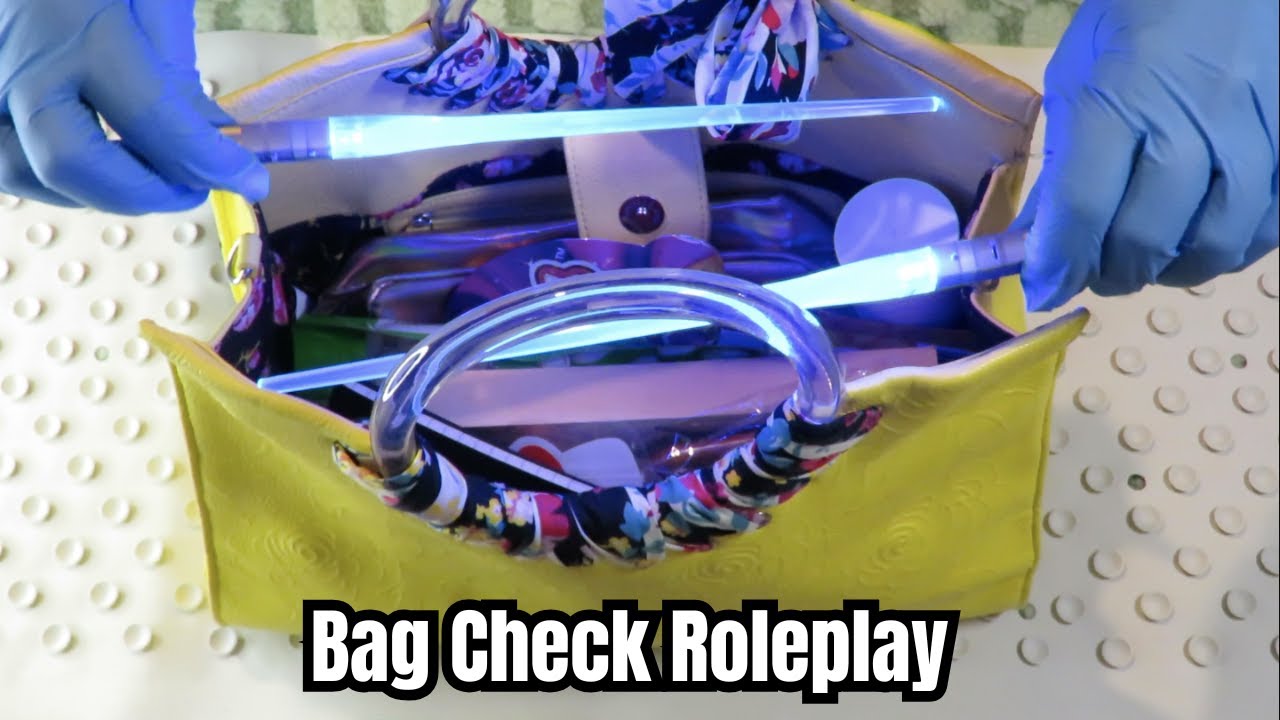 ASMR TSA bag check roleplay 7