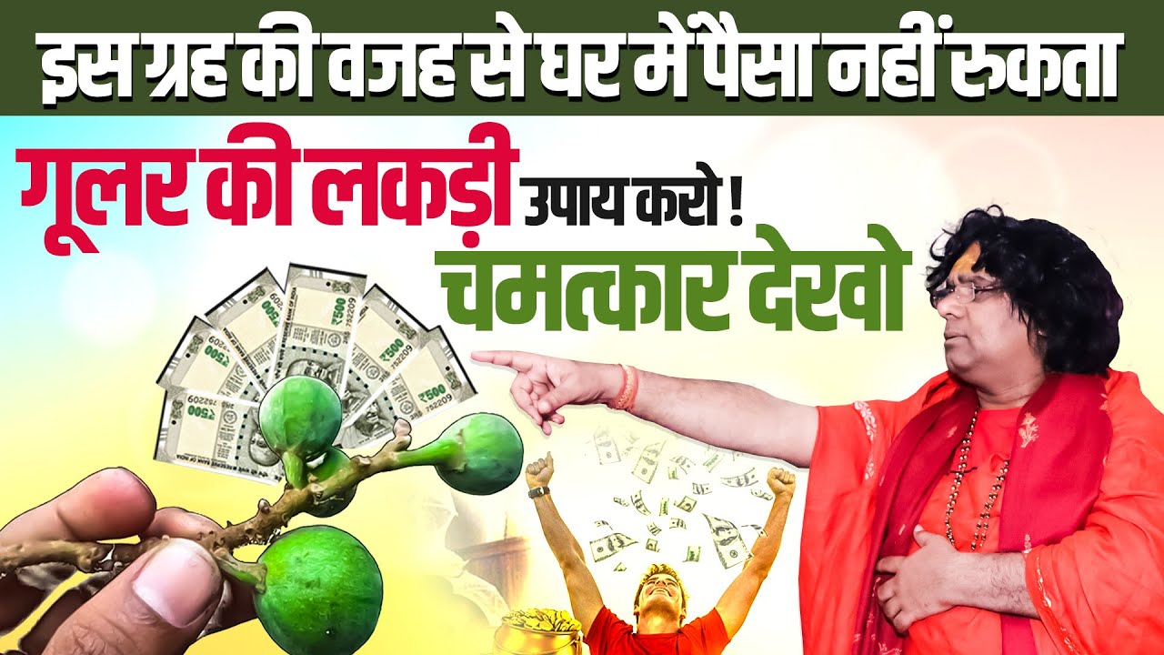 इस ग्रह की वजह से घर में पैसा नहीं रुकता, गूलर की लकड़ी उपाय करो चमत्कार देखो