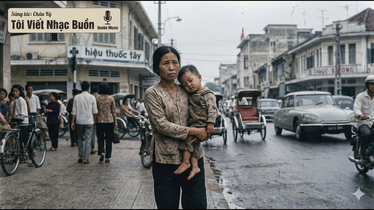 Tôi Viết Nhạc Buồn | Nhạc Vàng Châu Kỳ | Sài Gòn Xưa 1970–1975