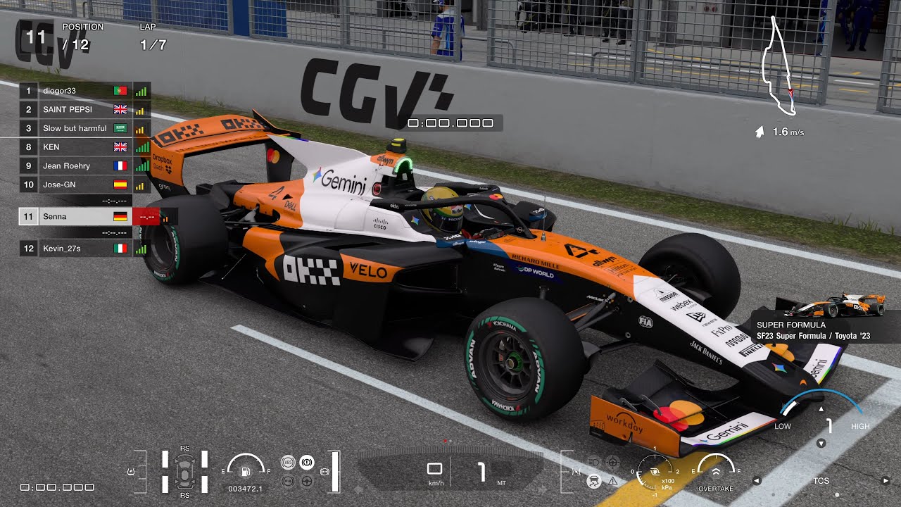 GT7 | Daily Race | Circuit Gilles-Villeneuve | Dallara SF23 Super Formula / Toyota | Onboard