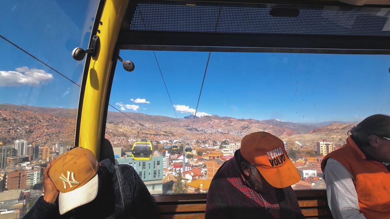Teleférico AMARILLO La Paz, Bolivia 🇧🇴 | POV 4K