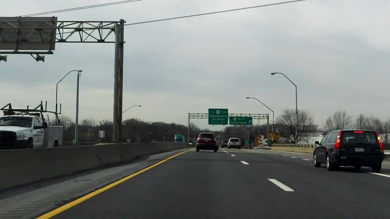 Lehigh Valley Thruway (US 22 from PA 145 to I-78) westbound