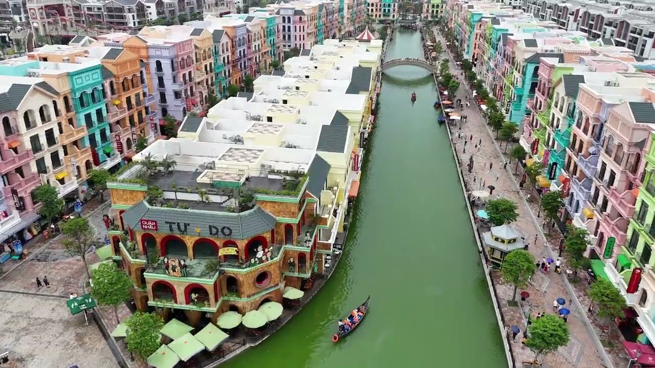 Toàn cảnh Khu du lịch nghỉ dưỡng Vin OCEAN PARK Hưng Yên (Châu Âu thu nhỏ tại Việt Nam)