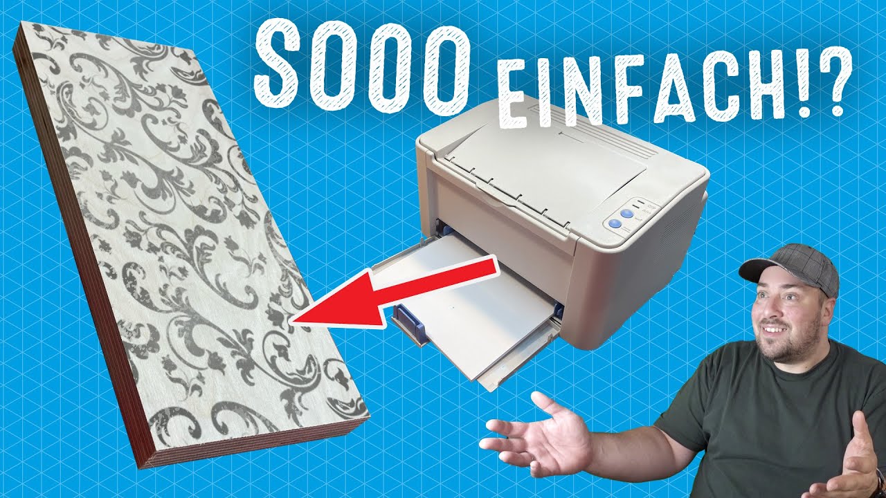 ALLES bedrucken mit dem Laserdrucker