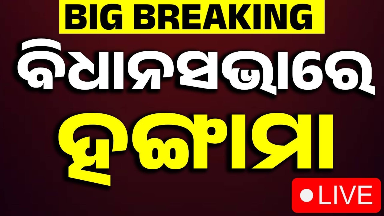 🔴Live | ବିଧାନସଭାରେ ହଙ୍ଗାମା | Odisha Assembly | BJD-BJP | Politics | Odisha | Argus News