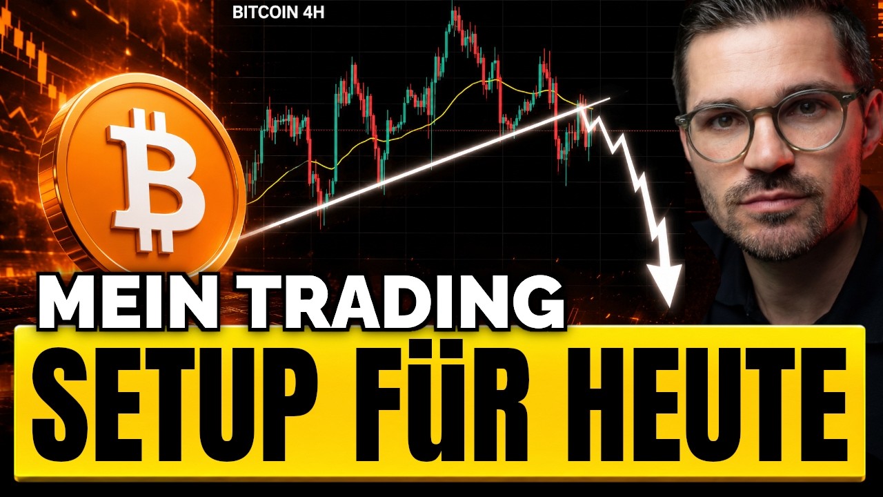 Bitcoin vor dem n&auml;chsten Abverkauf? Meine exakten Trading Einstiege f&uuml;r heute!