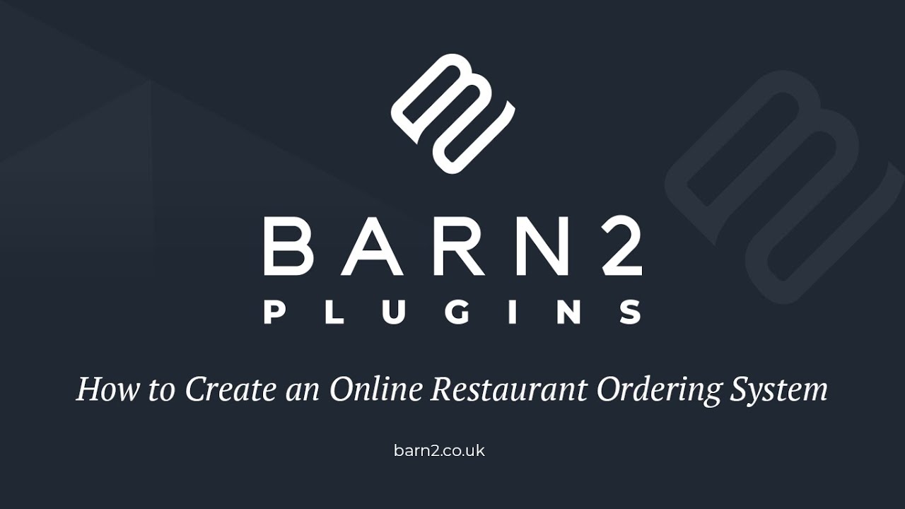 Create an Online Restaurant Food Ordering System (No Steps Skipped)