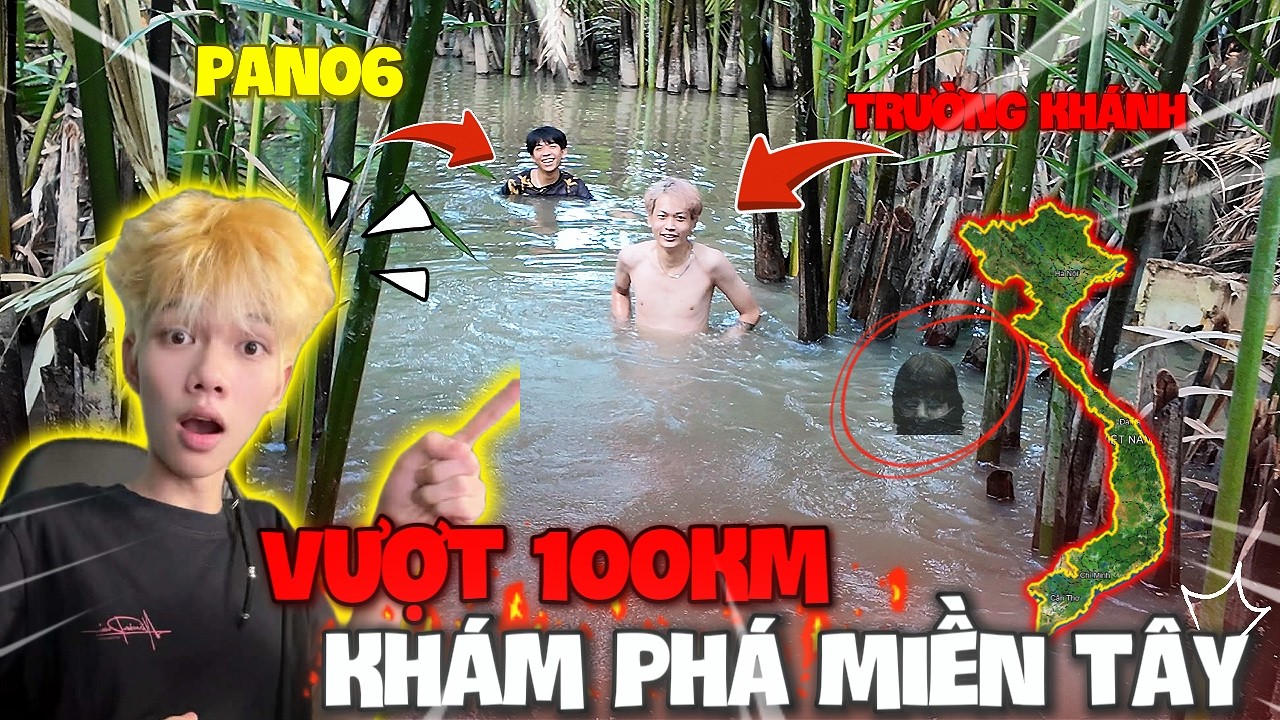 VƯỢT 100KM KHÁM PHÁ MIỀN TÂY CÙNG PAN06, TRƯỜNG KHÁNH CỰC HÀI !