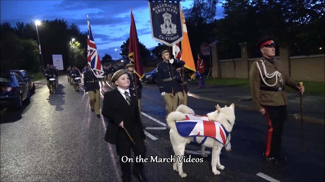 Ballymacall True Blues finish their parade 2019