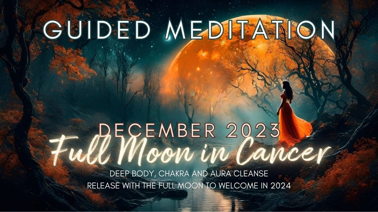 December Full Moon Guided Meditation | Chakra Alignment | Theta Binaural Beats