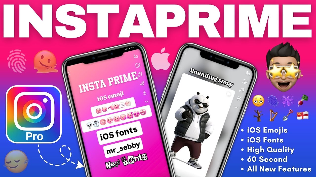 Инструкция по InstaPrime V5 🔥 | Полная версия Instagram для iOS на Android | Эмодзи + шрифты + за...
