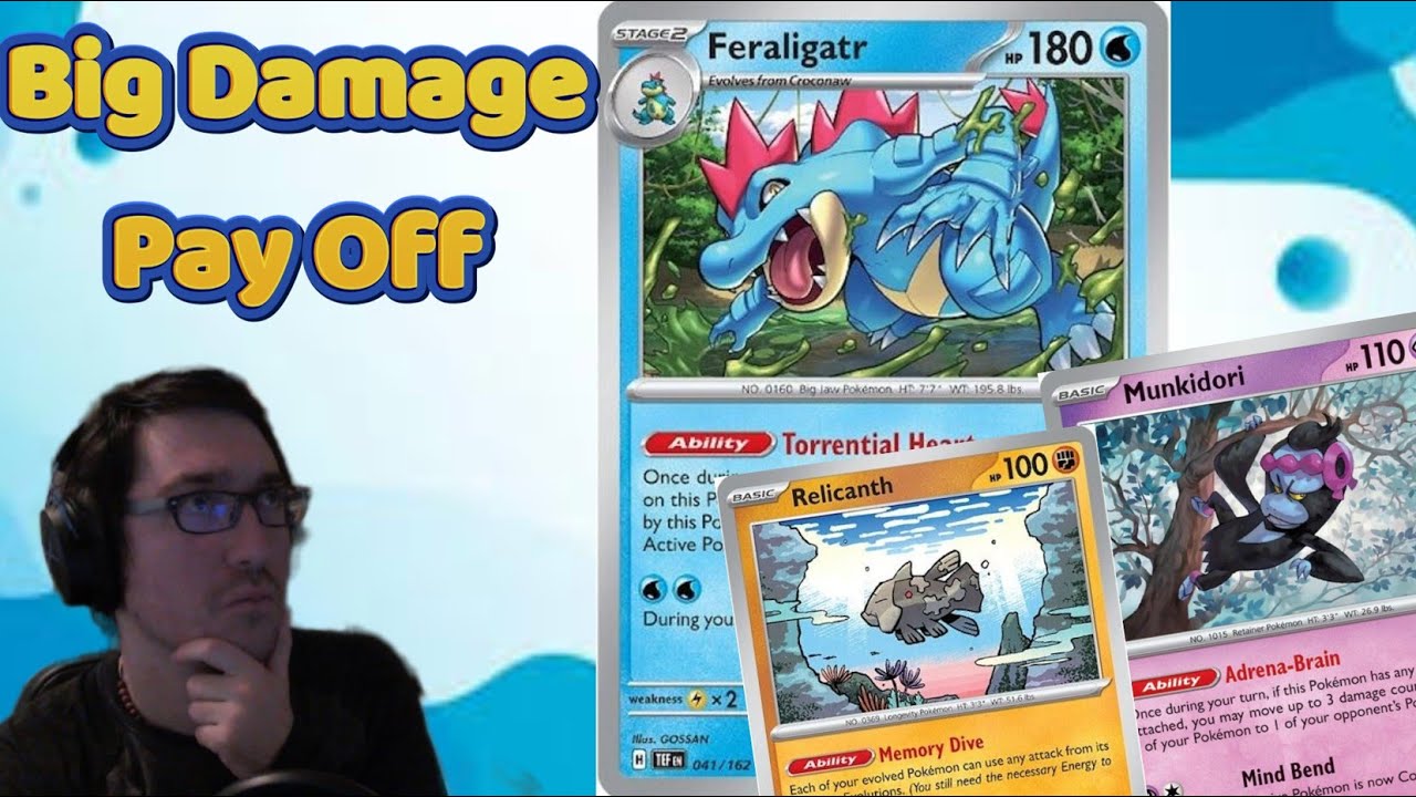 Feraligatr Damage could be top Non-EX Deck!!(Pokemon TCG Deck)