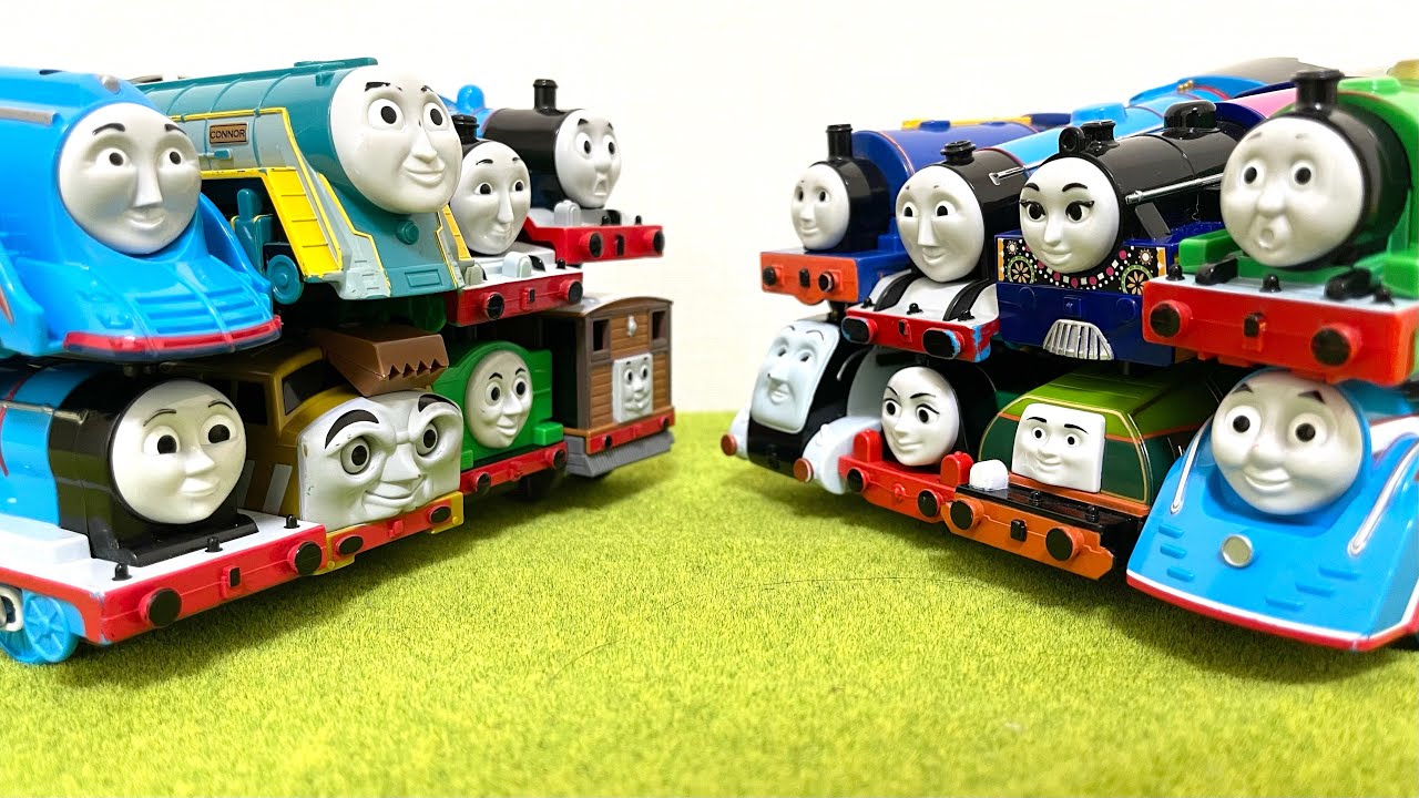 プラレールトーマスとなかまたちで相撲対決！　Thomas&Friends