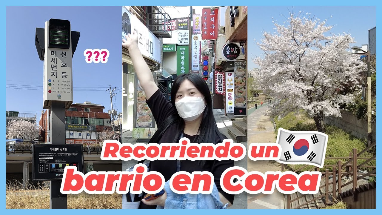 ASÍ es NUESTRO BARRIO en COREA 🇰🇷 ¿Cómo es un BARRIO COREANO? 🏡