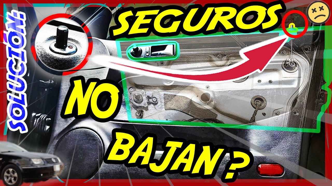 SOLUCIÓN: PROBLEMA en SEGUROS ELECTRICOS Jetta, NO BAJAN o no FUNCIONAN TODOS los SEGUROS VW Clásico