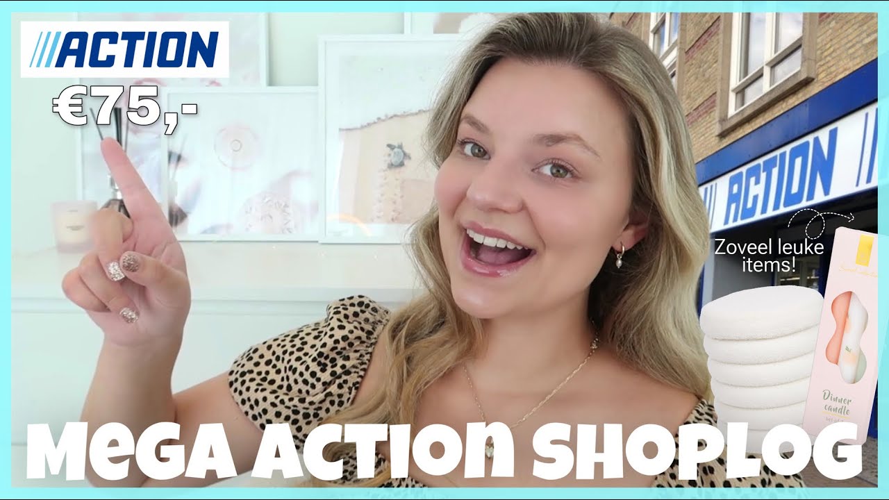 ACTION SHOPLOG - ACTION SHOP WITH ME MAART 2024! | Joyce Rikken