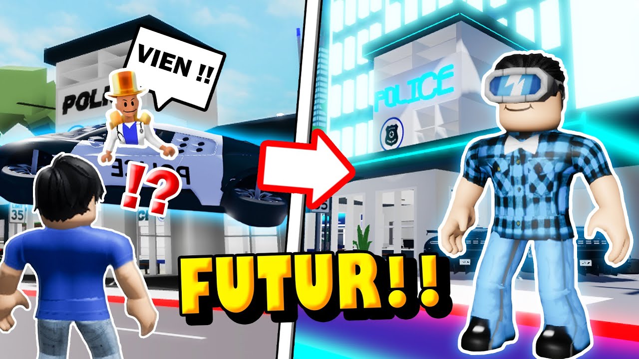 ON A VOYAGÉ DANS LE TEMPS VERS LE FUTUR SUR BROOKHAVEN !! | ROBLOX BROOKHAVEN RP