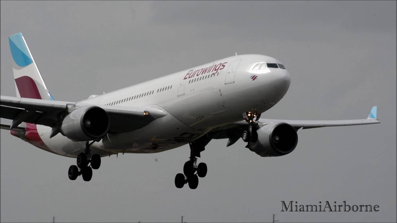 **Inaugural** Eurowings A330 Landing at Miami International