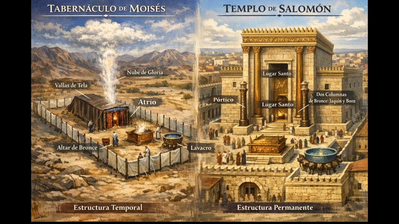 sesion#28 los planos del Templo Dios se los revelo a David ,como el tabernáculo a Moises.