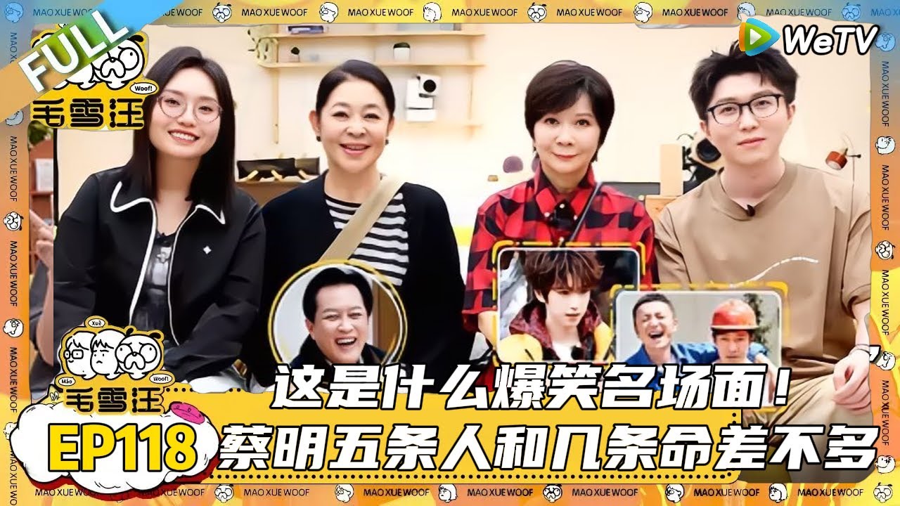 第118期完整版：倪萍蔡明60岁正是爱网购的年纪，建议把倪萍蔡明打包送去讲漫才！|《毛雪汪》#综艺 #毛雪汪 #李雪琴 #毛不易#倪萍#蔡明