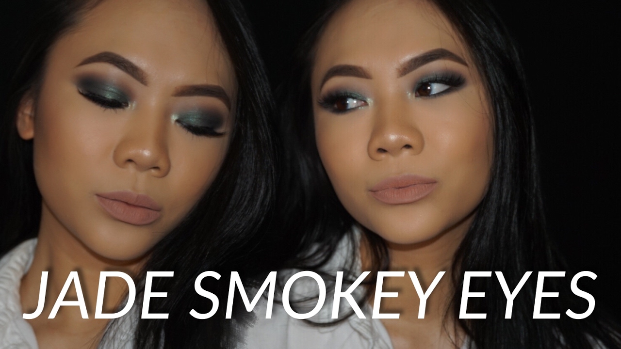 TUTORIAL | NYX Prismatic Shadow - Jade Smokey Eyes | Helen Duong