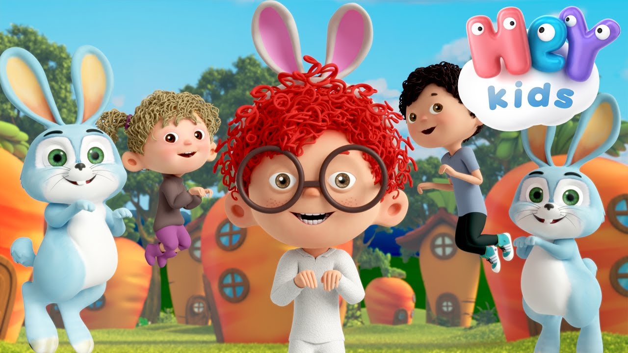 Iepurașul Bunny McGee 🐰 Hop Hop Hop | Cântec cu mișcare pentru copii - HeyKids