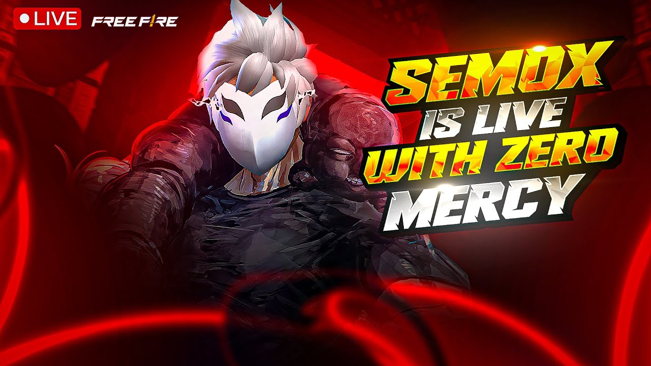 TOURNAMENT   w   BAAP TEAM  🔥🚀  SEMOX IS LIVE 🖤 GRINDING UNTIL#1 🤐 #nonstopgaming #freefirelive