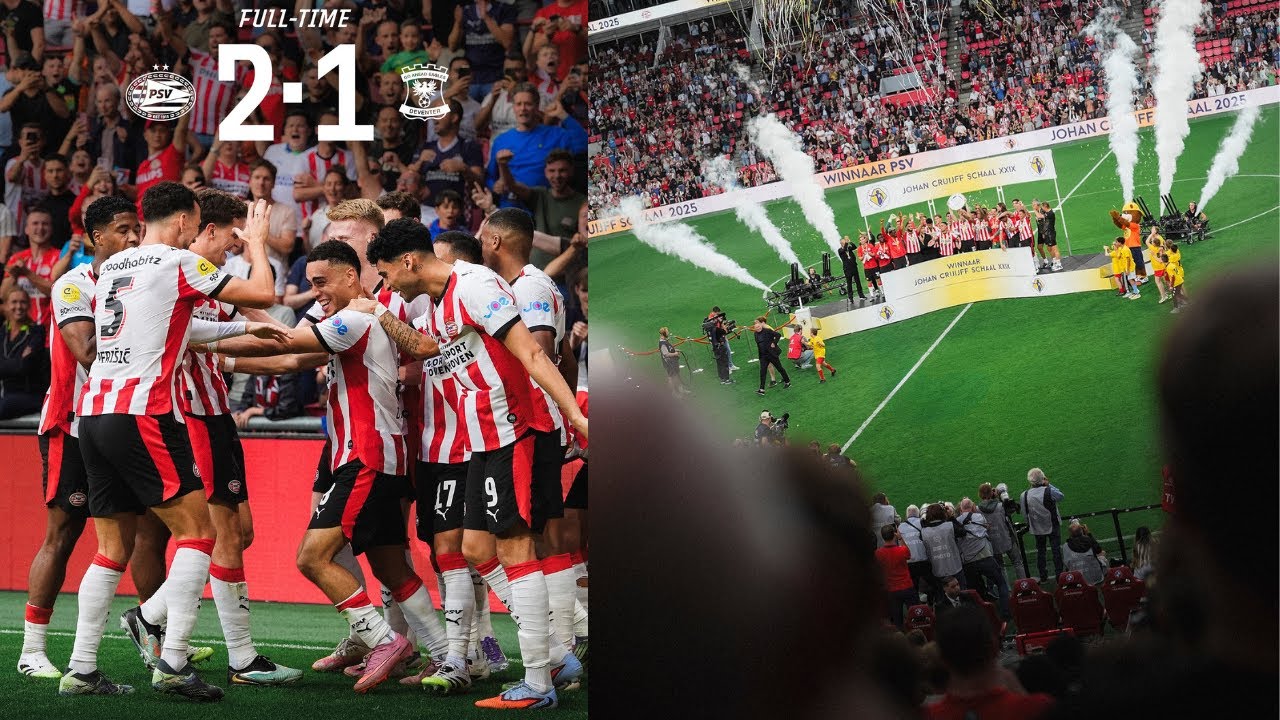 PSV’s 2:1 COMEBACK Over Go Ahead Eagles! Johan Cruyff Shield Glory! 🏆⚽