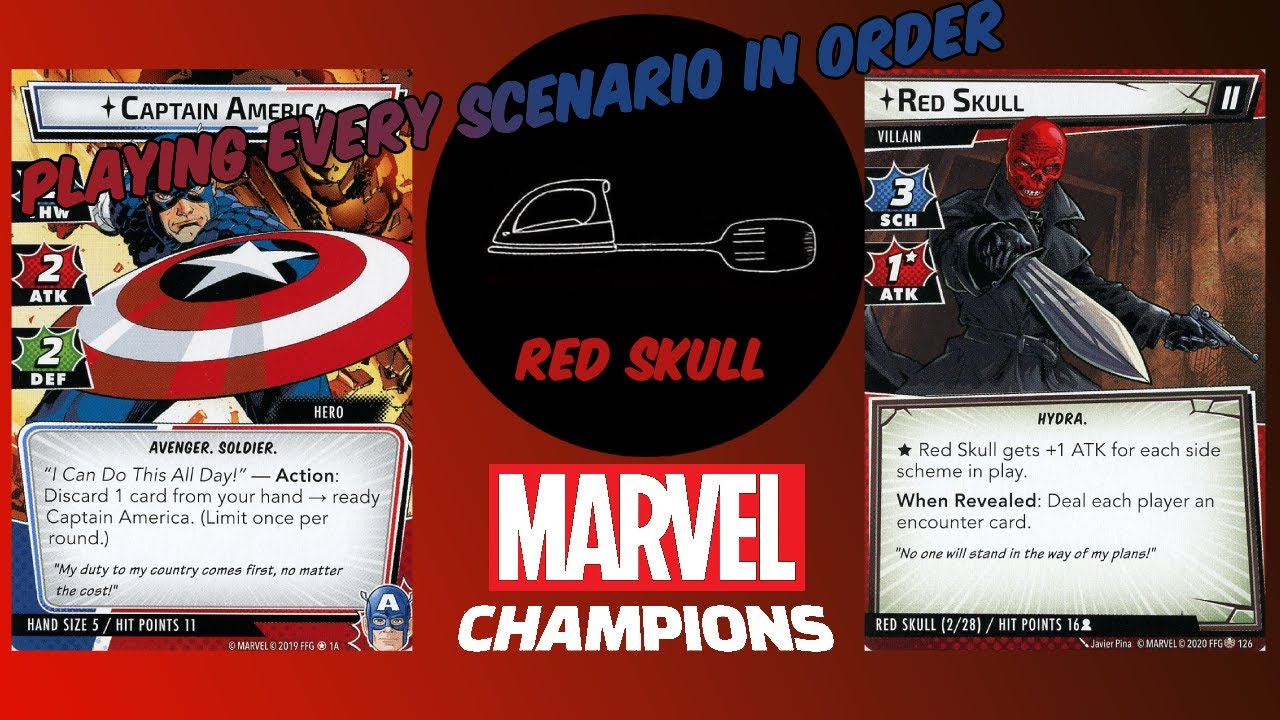 Marvel Champions: Captain America v Red Skull (Expert)