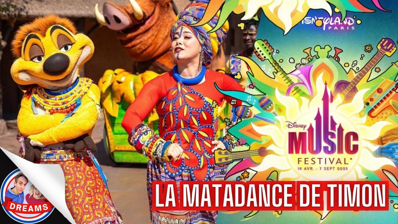 DISNEY MUSICAL FESTIVAL: MATADANCE DE TIMON et PUMBA : NOUVEAU SHOW À DISNEYLAND PARIS