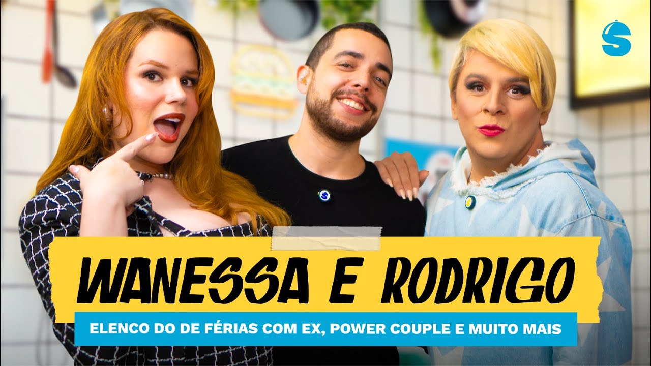 WANESSA WOLF E RODRIGO APRESENTADOR COMENTAM ELENCO DO POWER COUPLE E DE FÉRIAS COM EX