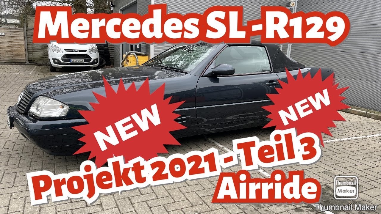 Mercedes SL R129 - Teil 3 - neue Felgen & Spurverbreiterung montieren - Airride