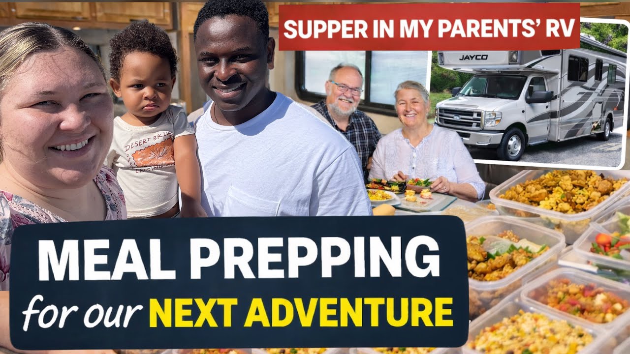 Meal Prepping For Our Next Adventure | Supper In My Parents RV |Florida |Travel |The Bichanga Family