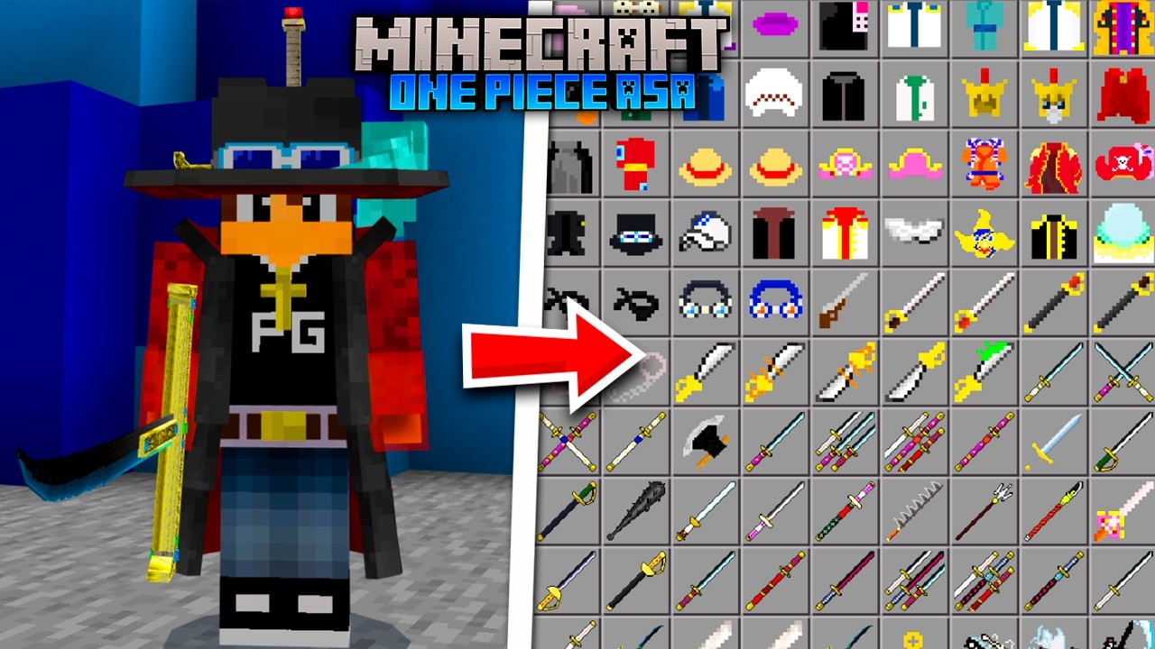 Atualiza&ccedil;&atilde;o! Addon One Piece ASA 77.0 para Minecraft PE 1.21.131+ COM MAPA DE ONE PIECE .....