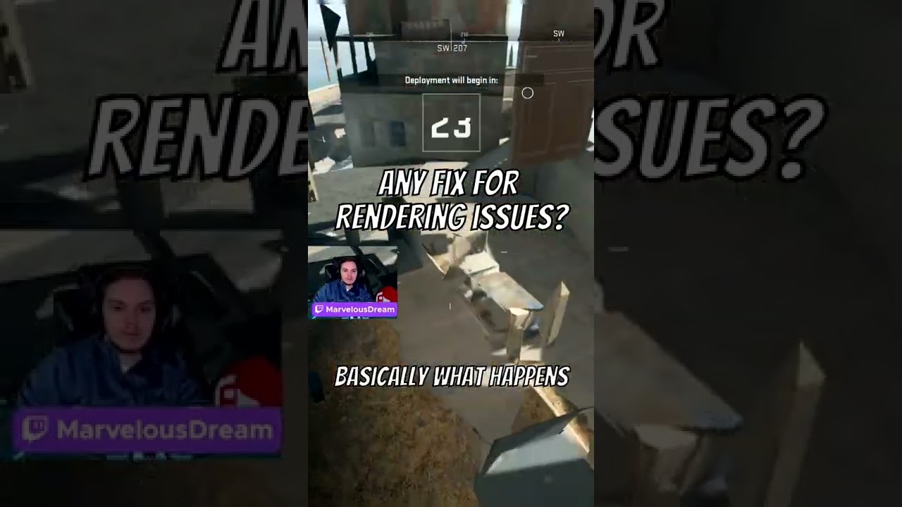 Warzone Rendering Issue Fix?