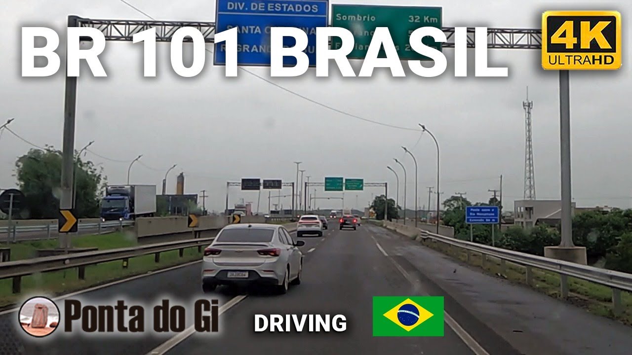 ITAPEMA hasta PRAIA do ESTALEIRO desde BR 101 #driving sin cortes [4k UHD] CAMINOS de BRASIL 2024