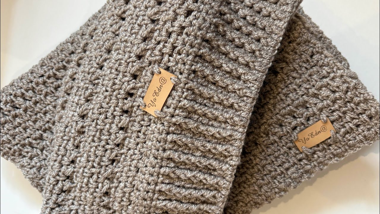 Passo a Passo Conjunto Avelã (cachecol e gorro)